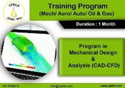 Program in Mechanical Design & Analysis (CAD-CAE)